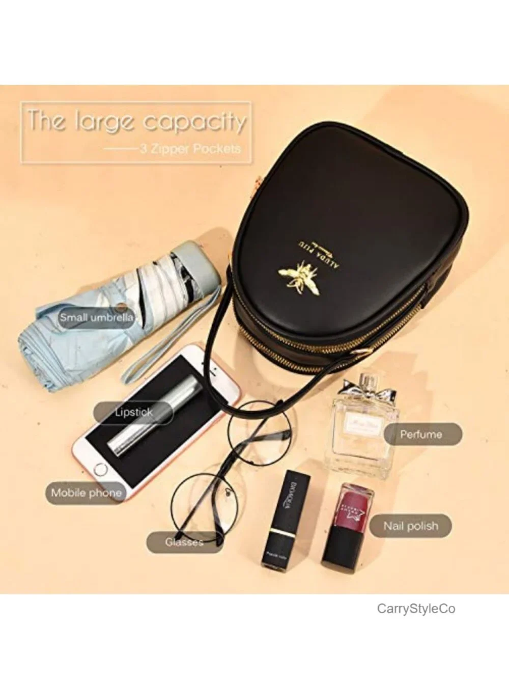 Faux Leather Crossbody Bag Shoulder Purse Cell Phone Wallet